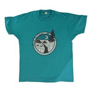 90's Valley of the Moon Camp Teal T-Shirt